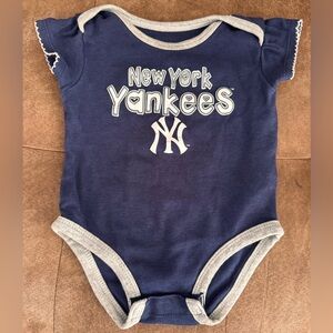 Ny Yankee Navy Baby One-Piece Bodysuit